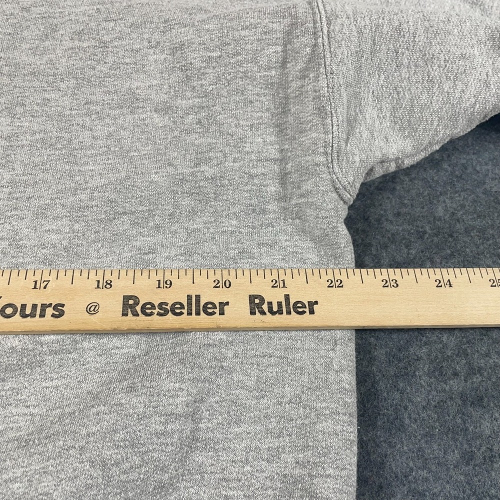 VTG Hanes Sweatshirt Mens Large Gray Crewneck Pullover Waikiki Mexican Grill 90s - Picture 11 of 12